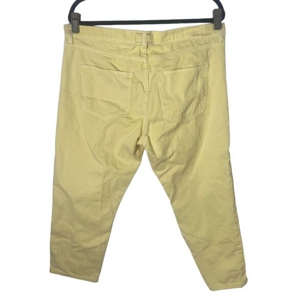 Current/Elliott High-Rise Straight Leg Cropped Jeans SZ 32 - Picture 3 of 5